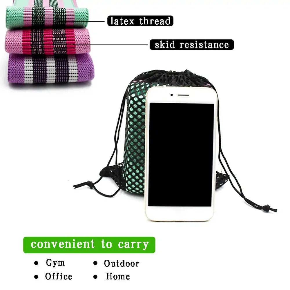 3 Piece Fitness Rubber Bands Resistance Bands - Epic Trends and Gifts - 3 Piece Resistance Bands - 3 Piece Fitness Rubber Bands Resistance Bands