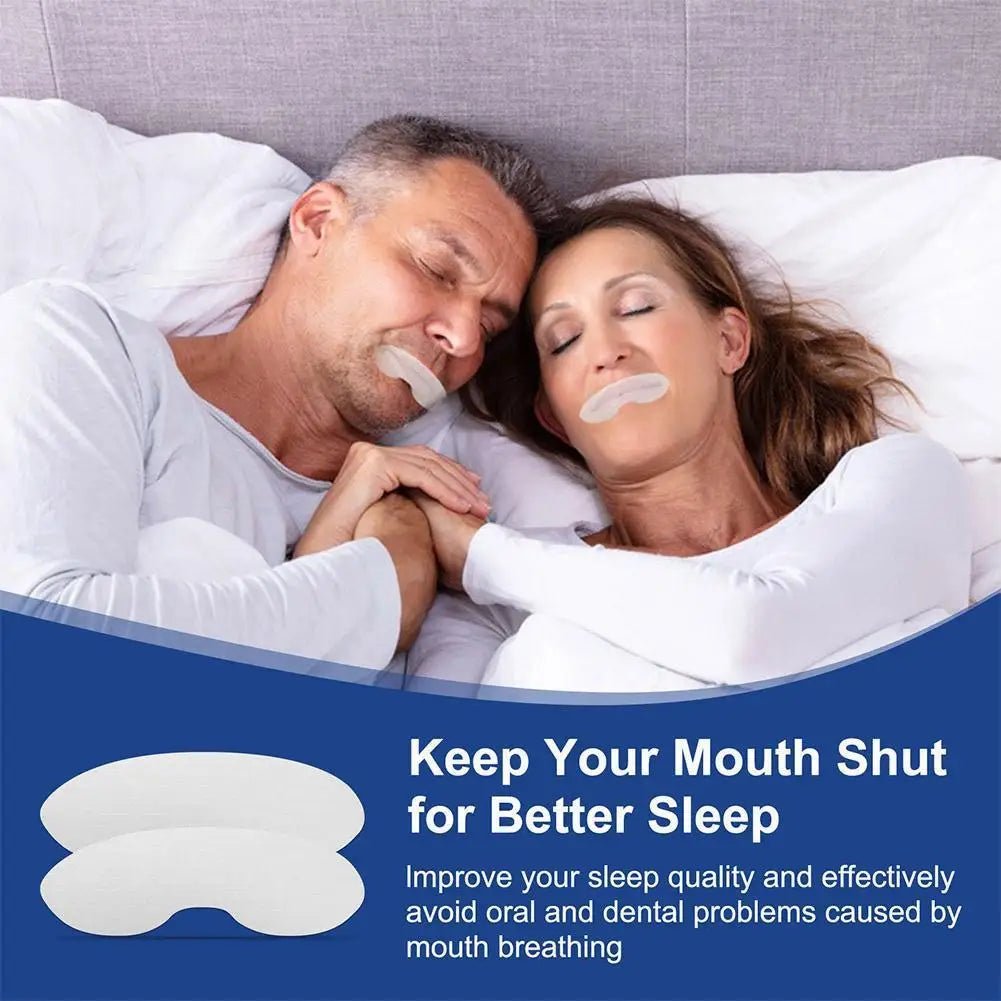 90 Pcs Anti - Snoring Mouth Tape Strips for Better Sleep - Epic Trends and Gifts - Health & Wellness - 90 Pcs Anti - Snoring Mouth Tape Strips for Better Sleep