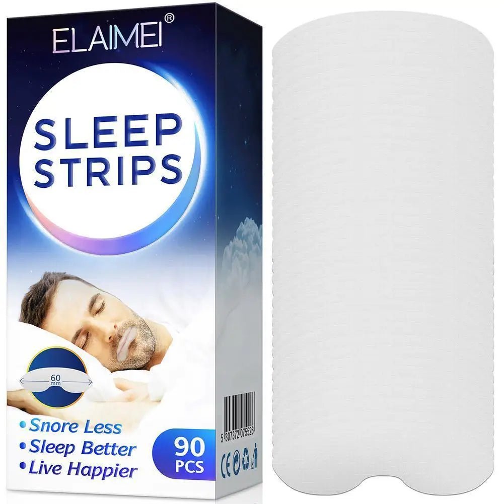 90 Pcs Anti - Snoring Mouth Tape Strips for Better Sleep - Epic Trends and Gifts - Health & Wellness - 90 Pcs Anti - Snoring Mouth Tape Strips for Better Sleep