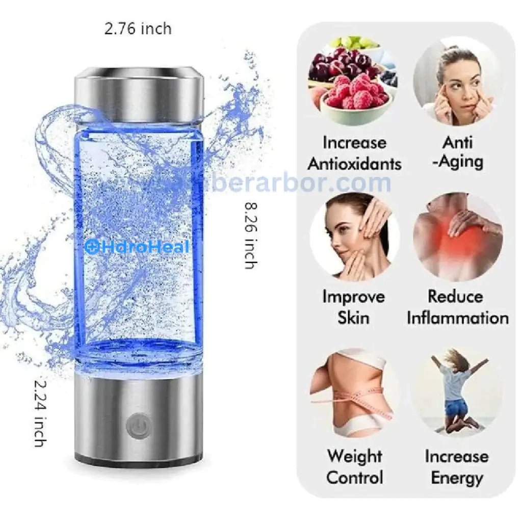 Hydrogen Water Bottle •Hydrogen Water Bottle Generator with SPE PEM Technology - Epic Trends and Gifts - Water Bottle - Hydrogen Water Bottle •Hydrogen Water Bottle Generator with SPE PEM Technology