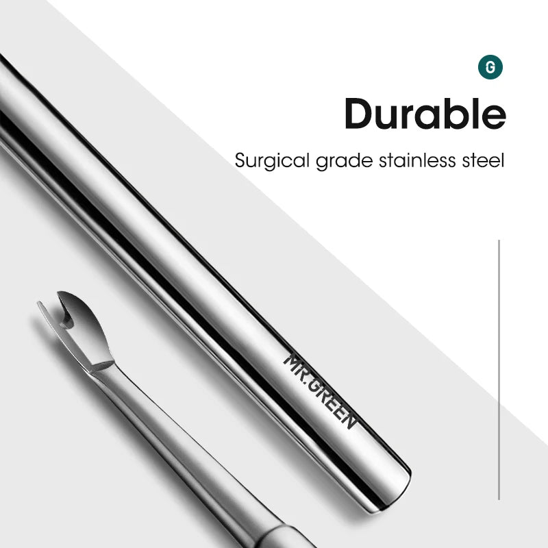 MR.GREEN Cuticle Remover - Surgical Grade Tool - Epic Trends and Gifts - Nail Care Tools - He4889c30d6e348a5944f41e18663e655y
