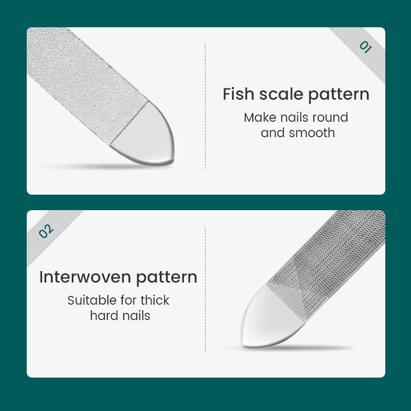 MR.GREEN Double Sided Stainless Steel Nail File - Epic Trends and Gifts - Nail Care Tools - He346740f0d7c48ebb0269105ed9827cdz