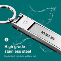 Thumbnail for MR.GREEN Portable Stainless Steel Nail Clippers - Epic Trends and Gifts - Nail Care Tools - S030d977dddf9468f89c2ccb5cdc98ca2T