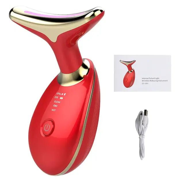 Neck, Face Sculptor Beauty Device, Facial Massager, Skin Care Beauty Tools, 3 Color Led, Red Therapy Light for Face, Chin Lifting Sculpting Tool - Epic Trends and Gifts - Health & Beauty - YouthGlow SkinSculptor - Epic Trends and Gifts - Massagers - YouthGlow SkinSculptor