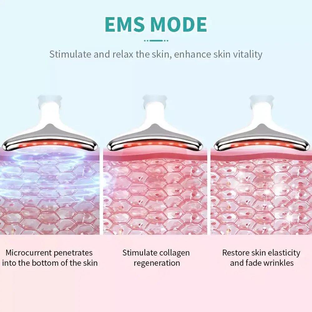 Neck, Face Sculptor Beauty Device, Facial Massager, Skin Care Beauty Tools, 3 Color Led, Red Therapy Light for Face, Chin Lifting Sculpting Tool - Epic Trends and Gifts - Health & Beauty - YouthGlow SkinSculptor - Epic Trends and Gifts - Massagers - YouthGlow SkinSculptor