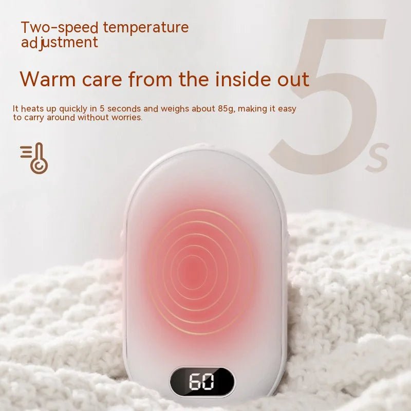Portable 2 - in - 1 Hand Warmer and Charger• Rechargeable - Epic Trends and Gifts - Heating Accessories - Portable 2 - in - 1 Hand Warmer and Charger• Rechargeable