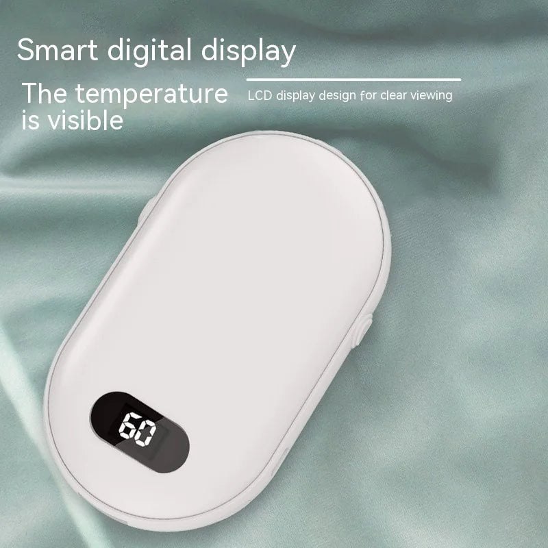 Portable 2 - in - 1 Hand Warmer and Charger• Rechargeable - Epic Trends and Gifts - Heating Accessories - Portable 2 - in - 1 Hand Warmer and Charger• Rechargeable