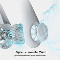 Thumbnail for Portable Neck Fan, Hands Free Bladeless Fan, 4000 mAh Battery Operated Wearable - Epic Trends and Gifts - Neck Fan - Portable Neck Fan, Hands Free Bladeless Fan, 4000 mAh Battery Operated Wearable