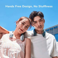 Thumbnail for Portable Neck Fan, Hands Free Bladeless Fan, 4000 mAh Battery Operated Wearable - Epic Trends and Gifts - Neck Fan - Portable Neck Fan, Hands Free Bladeless Fan, 4000 mAh Battery Operated Wearable