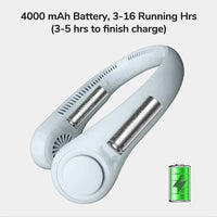 Thumbnail for Portable Neck Fan, Hands Free Bladeless Fan, 4000 mAh Battery Operated Wearable - Epic Trends and Gifts - Neck Fan - Portable Neck Fan, Hands Free Bladeless Fan, 4000 mAh Battery Operated Wearable