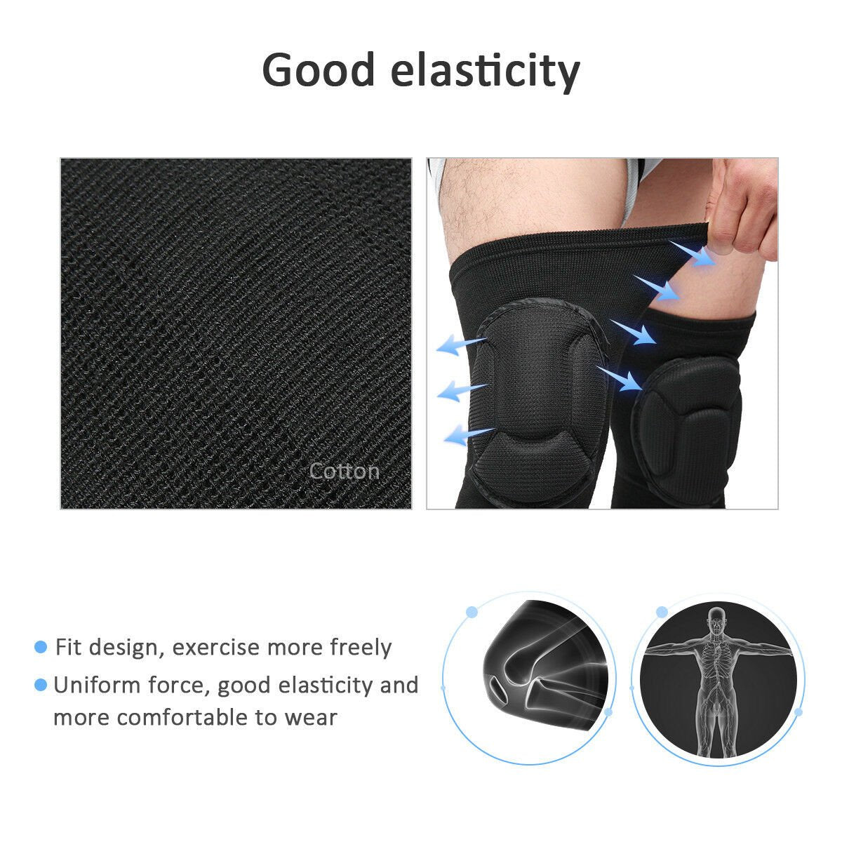 Protective Knee Pads, Thick, Anti - slip, Knee Sleeve - Epic Trends and Gifts - Safety Knee Pads - KneeGuard Pro Leg Armor - Epic Trends and Gifts - Sporting Goods - KneeGuard Pro Leg Armor