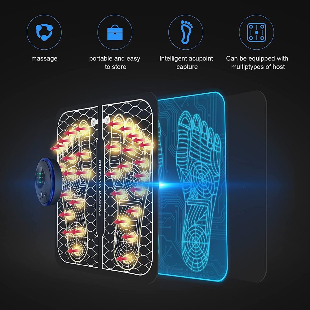 Rechargeable Portable Foot Intelligent Massage Pad - Epic Trends and Gifts - Foot Massage Pad - Rechargeable Portable Foot Intelligent Massage Pad - Epic Trends and Gifts - Rechargeable Portable Foot Intelligent Massage Pad - Rechargeable Portable Foot Intelligent Massage Pad
