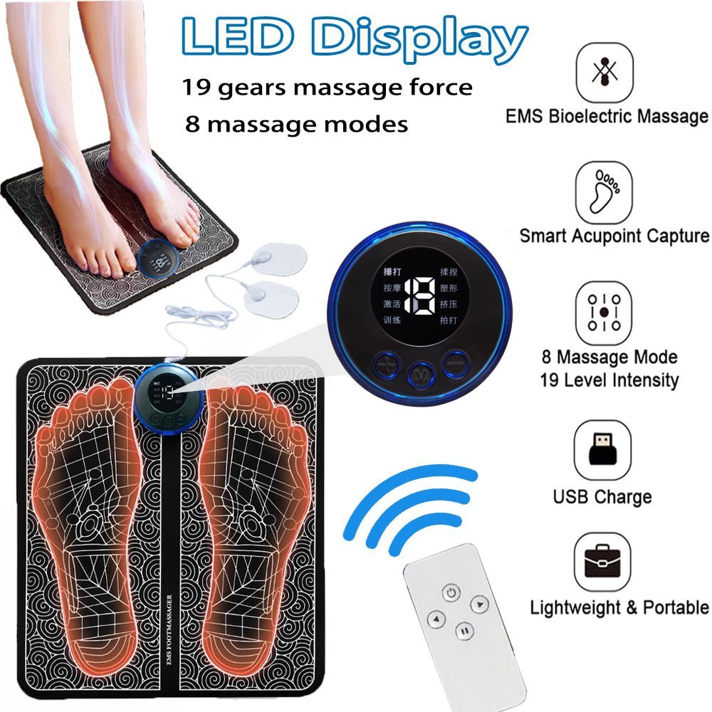 Rechargeable Portable Foot Intelligent Massage Pad - Epic Trends and Gifts - Foot Massage Pad - Rechargeable Portable Foot Intelligent Massage Pad - Epic Trends and Gifts - Rechargeable Portable Foot Intelligent Massage Pad - Rechargeable Portable Foot Intelligent Massage Pad