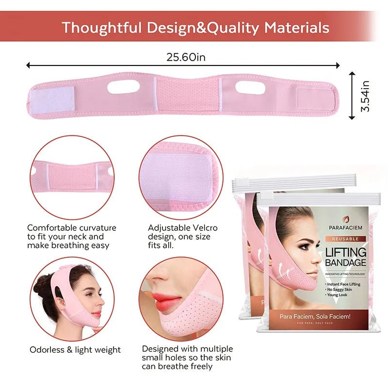 Reusable V Line lifting Mask Facial Slimming Strap - Double Chin Reducer - Epic Trends and Gifts - Skincare - A77116423d5fd4b0193a25732a000a23bx