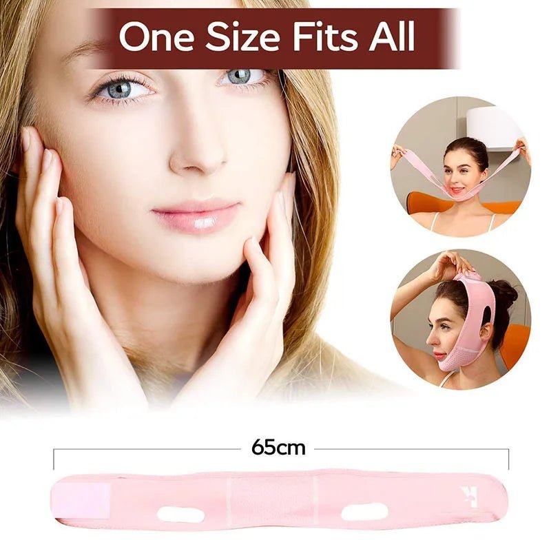 Reusable V Line lifting Mask Facial Slimming Strap - Double Chin Reducer - Epic Trends and Gifts - Skincare - Reusable V Line lifting Mask Facial Slimming Strap - Double Chin Reducer