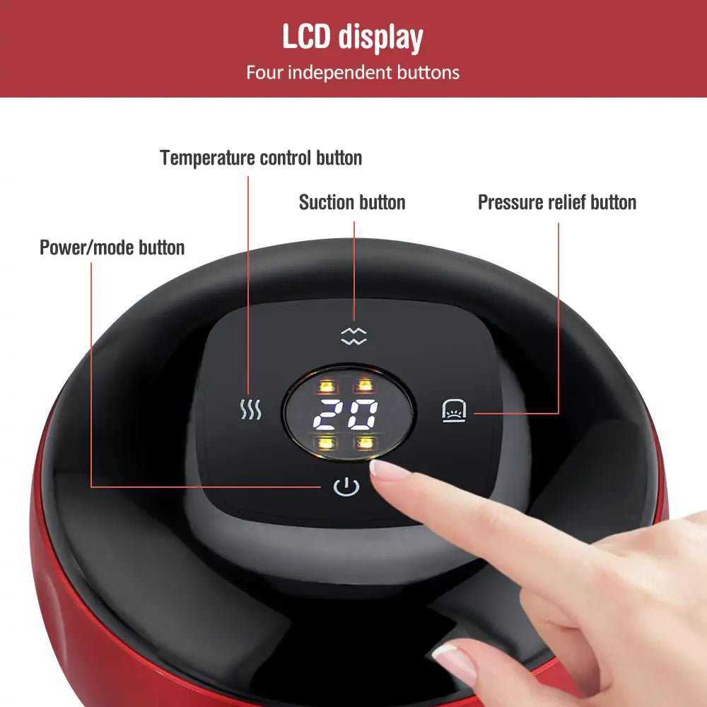 Smart Cupping Therapy Massager, Red Light Therapy for Targeted Pain Relief - Epic Trends and Gifts - Electric Massager - Electric Cupping Massager - Epic Trends and Gifts - Health & Beauty - Electric Cupping Massager