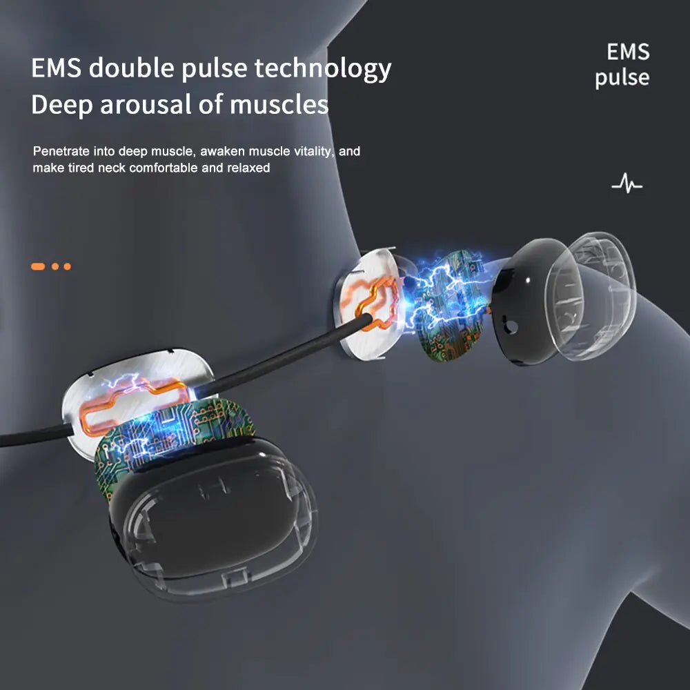 Smart Neck Massager with Hot Compress • 5 Massage Modes • 15 Gears of Intensity - Epic Trends and Gifts - Massager - Smart Neck Massager with Hot Compress • 5 Massage Modes • 15 Gears of Intensity