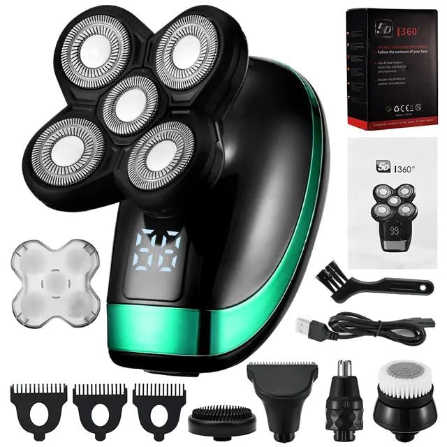 Ultimate Mens Cordless Rechargeable Wet/Dry Bald Head Shaver, Waterproof Razor - Epic Trends and Gifts - Electric Shaver - Rechargeable Bald Head Electric Shaver - Epic Trends and Gifts - Electric Shaver - Rechargeable Bald Head Electric Shaver