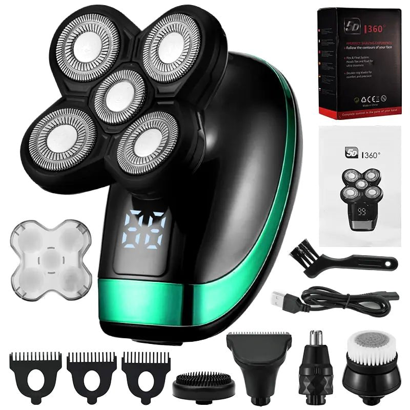 Ultimate Mens Cordless Rechargeable Wet/Dry Bald Head Shaver, Waterproof Razor - Epic Trends and Gifts - Electric Shaver - Rechargeable Bald Head Electric Shaver - Epic Trends and Gifts - Electric Shaver - Rechargeable Bald Head Electric Shaver