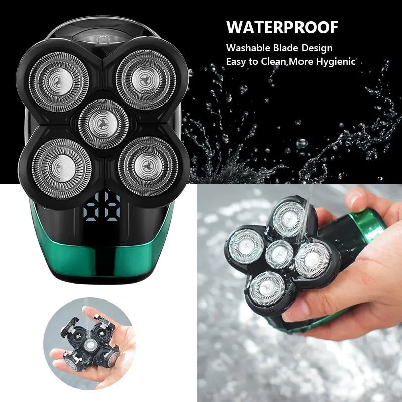 Ultimate Mens Cordless Rechargeable Wet/Dry Bald Head Shaver, Waterproof Razor - Epic Trends and Gifts - Electric Shaver - Rechargeable Bald Head Electric Shaver - Epic Trends and Gifts - Electric Shaver - Rechargeable Bald Head Electric Shaver