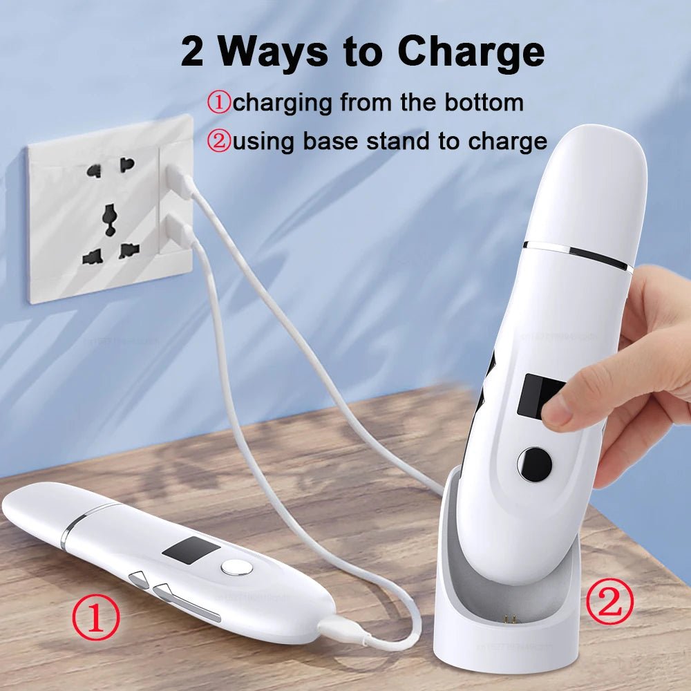 Ultrasonic Blackhead Remover & Facial Skin Scrubber - Skin Lifting and Pore Cleaning - Epic Trends and Gifts - Skincare - S8c41b2ea67b7423e89915300a160903dG