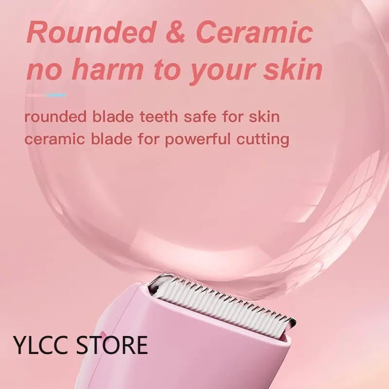 Waterproof Electric Bikini Trimmer for Women - Cordless Body Hair Shaver and Painless Epilator - Epic Trends and Gifts - Hair Clipper - Waterproof Electric Bikini Trimmer for Women - Cordless Body Hair Shaver and Painless Epilator for Legs - Epic Trends and Gifts - Hair Trimmer - Waterproof Electric Bikini Trimmer for Women - Cordless Body Hair Shaver and Painless Epilator for Legs