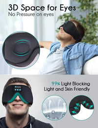 Thumbnail for Blackout Eye Mask For Sleep, Men and Woman, Fall Asleep to Music, Bluetooth 5.0 - Epic Trends and Gifts - Eye Mask - DreamTunes Eye Mask Symphony - Epic Trends and Gifts - DreamTunes Eye Mask Symphony - DreamTunes Eye Mask Symphony