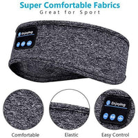 Thumbnail for Bluetooth Sleep Headphones Headband, Non - Slip Soft Stretchy Wireless Bluetooth Earphones with 10 - Hour Battery - Epic Trends and Gifts - Bluetooth Headset - SoundWave CozyBeats Headband - Epic Trends and Gifts - SoundWave CozyBeats Headband