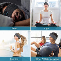 Thumbnail for Bluetooth Sleep Headphones Headband, Non - Slip Soft Stretchy Wireless Bluetooth Earphones with 10 - Hour Battery - Epic Trends and Gifts - Bluetooth Headset - SoundWave CozyBeats Headband - Epic Trends and Gifts - SoundWave CozyBeats Headband
