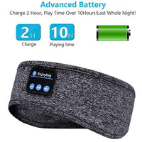 Thumbnail for Bluetooth Sleep Headphones Headband, Non - Slip Soft Stretchy Wireless Bluetooth Earphones with 10 - Hour Battery - Epic Trends and Gifts - Bluetooth Headset - SoundWave CozyBeats Headband - Epic Trends and Gifts - SoundWave CozyBeats Headband