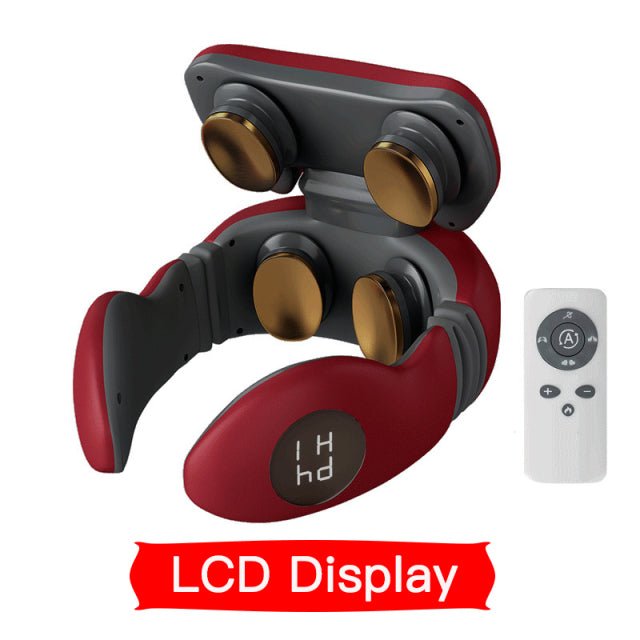 Cordless Neck Massager with Heat 6 Mode, Electric Neck Massager for Pain Relief - Epic Trends and Gifts - Neck Massager - Neck Massager With Remote - My Home Goods and Gifts - Neck Massager With Remote - Neck Massager With Remote
