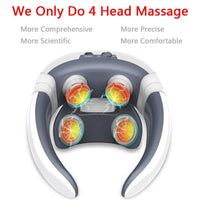 Thumbnail for Cordless Neck Massager with Heat 6 Mode, Electric Neck Massager for Pain Relief - Epic Trends and Gifts - Neck Massager - Neck Massager With Remote - My Home Goods and Gifts - Neck Massager With Remote - Neck Massager With Remote